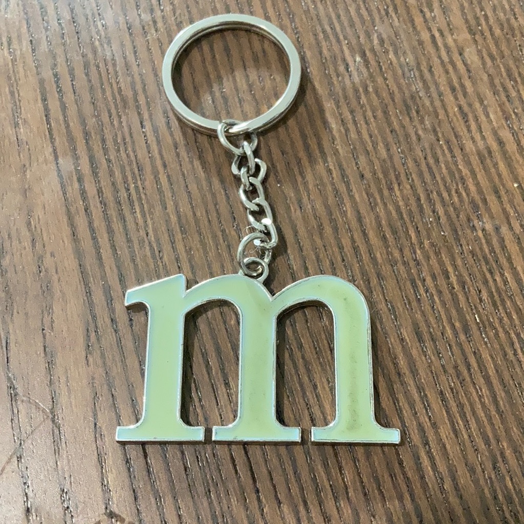 Keychain M Initial